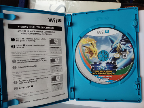 Pokken Tournament Nintendo Wii U Original Fisico Pokemon (Usado)