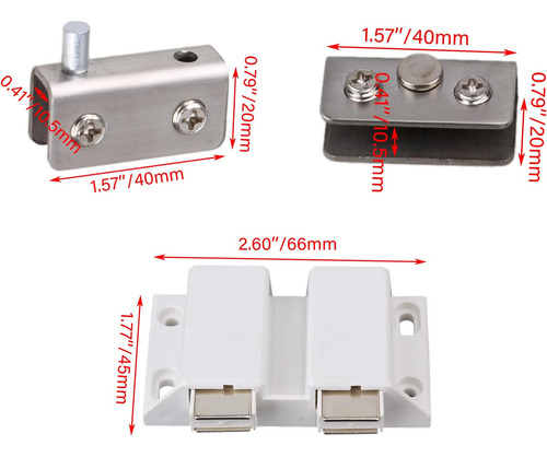 Bisagra De Pivote De Puertas De Vidrio De Acero Inoxidable