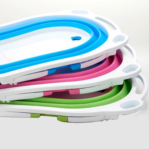 Imagen 7 de 9 de Bañera Para Bebe Plegable Mega Baby Creciendo Importador