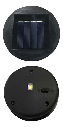 Lámpara Led Solar Hueca Con Proyección Floral Colgante