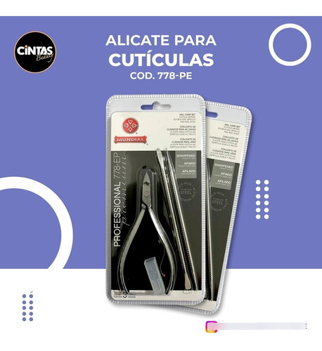 Imagen 1 de 1 de Corta Cutícula 778 -ep / Mundial
