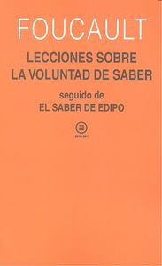 Lecciones Sobre La Voluntad De Saber (libro Original)