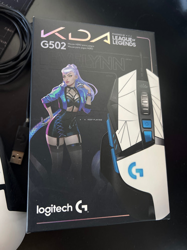 Mouse Logitech G502 Hero Lol Blanco (Usado)