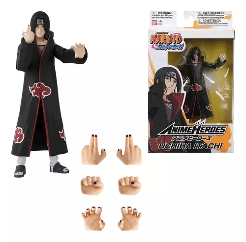 Kit Boneco Naruto Shippuden Minato Namikaze e Sasuke Uchiha em