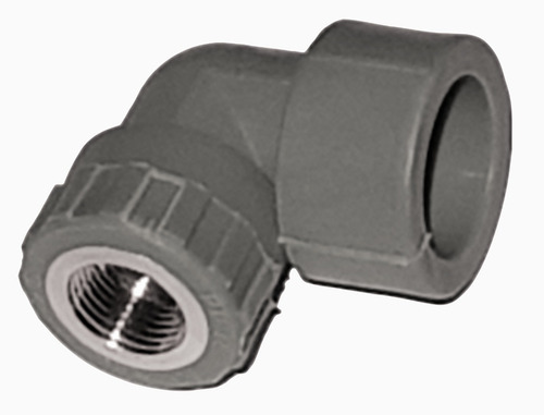 Codo Terminal Hi Ppr Gris 25 Mm X 1/2 Pulgada