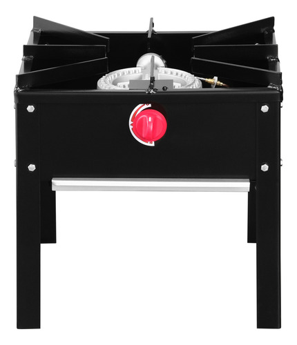 Anafe 1 Quemador Bajo Glp Vabg-1 Eco Ventus Color Negro