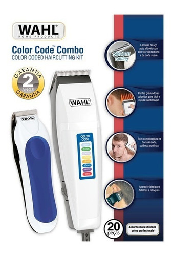 Maquina De Afeitar Wahl Color Code Combo Original