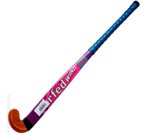Imagen 3 de 7 de Palos Hockey Madera Colegial Escuelita 30a37 Pulgadas Cesped