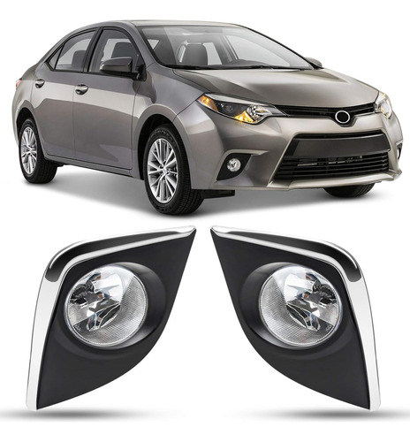 Dlaa Faros Antiniebla Compatibles Con Toyota Corolla/altis L