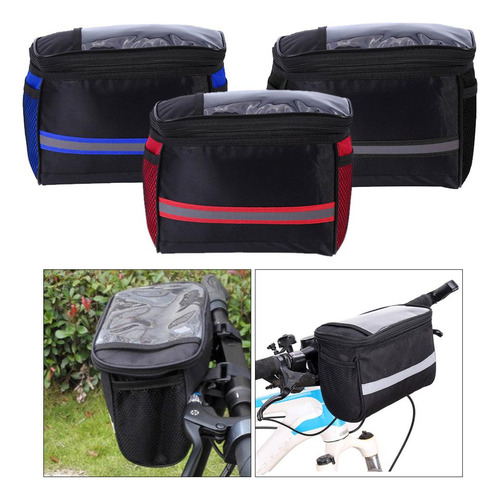 Paquete De 3 Piezas Con Funda Para Manillar De Bicicleta