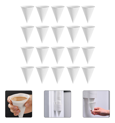 Recipiente De Agua, Cono, Vaso De Papel Cónico, 250 Unidades