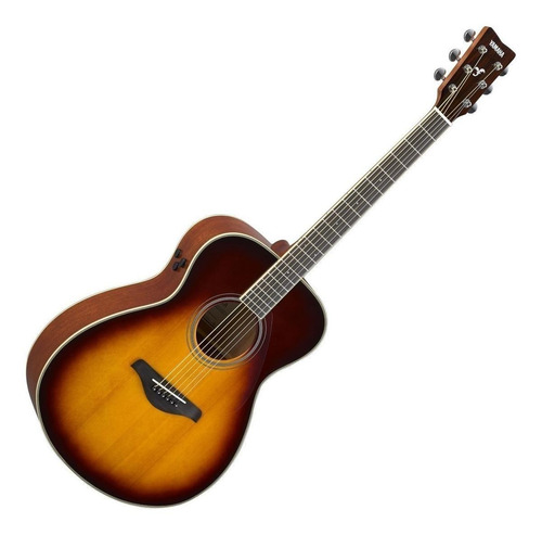 Imagen 2 de 2 de Guitarra acústica Yamaha TransAcoustic FS-TA para diestros brown sunburst brillante