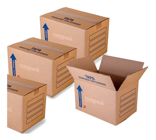 Imagen 5 de 6 de 15 Cajas De Carton Corrugado Mp85 Para Empaque 16x12x12cms