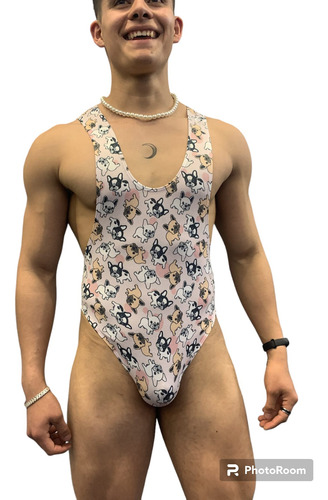 Body Leotardo Para Hombre Poliester Algodón Sexy Byjou Origi