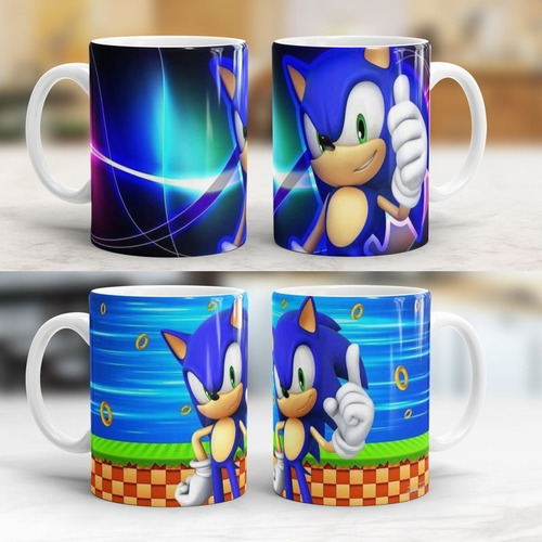 Imagen 4 de 7 de Tazas De Sonic Niño