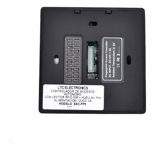 Imagen 5 de 10 de Control Acceso Biometrico Huella Fp6 - Rfid-huella -tarjetas