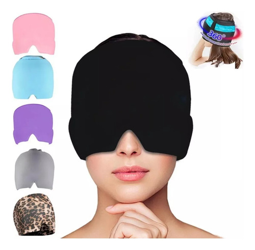 Gorro Para Migraña De Gel Con Compresión Fría Y Caliente