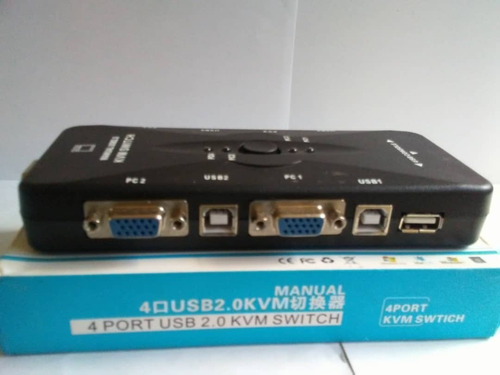 Imagen 3 de 3 de Kvm Switch Adaptador 4 Puertos