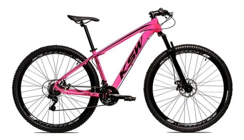 Bicicleta Aro 29 Ksw 27v Deore Freio Hidraulico Trava Guidão