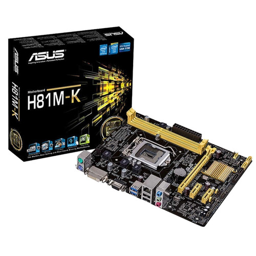 Board Asus H81m-k Core I3 I5 I7 Cuarta Generación 1150