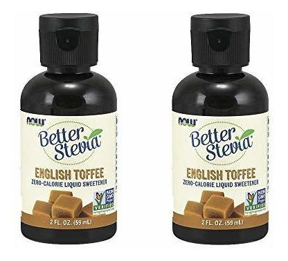 Mejor Stevia Edulcorante Líquido Toffee Inglés, Toffee