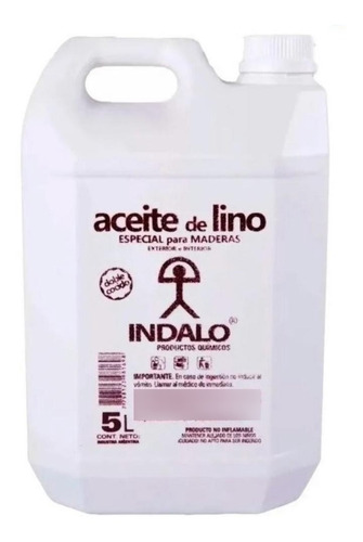 Aceite De Lino Proteccion Maderas Doble Cocido 1 Litro