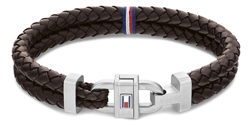 Pulsera Tommy Hilfiger Cuero/acero Inoxidable 2790363 Hombre