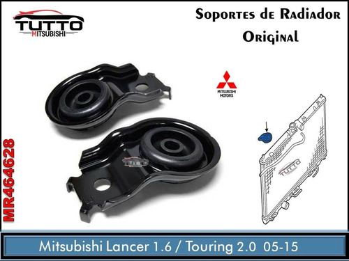 Soportes De Radiador Mitsubishi Lancer Touring Mr464628 C/u