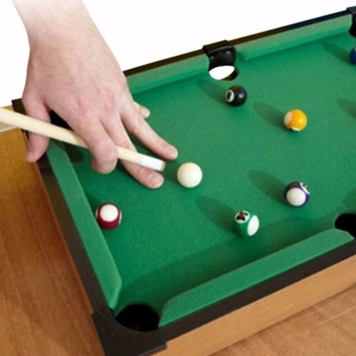 Imagem 2 de 4 de Mini Mesa Sinuca Portatil Infantil Criança Brinquedo Brinqwa