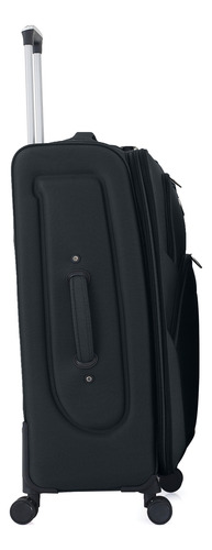 Set De 3 Maletas Ocsport, Semirigida De Tela Resistente Negro Set De 3 Maletas Marca Ocsport Semi Rigidas De Tela Resistente Oct24006