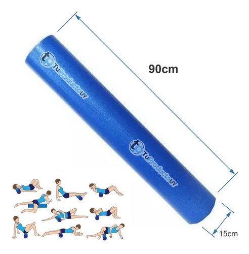 Rolo Rodillo Pilates Yoga 90cm X 15cm Calidad A++ Tuproducto