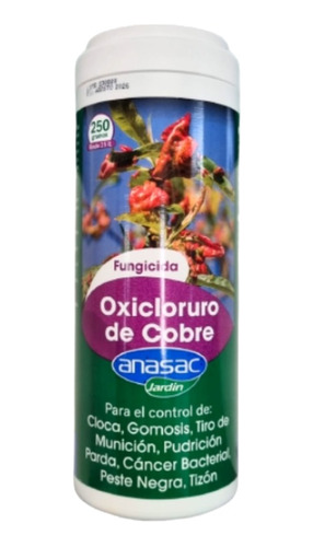 Oxicloruro De Cobre 250 Gr Anasac