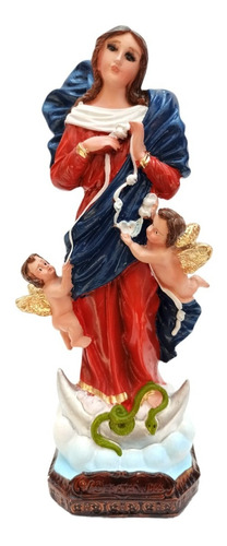 Virgen Maria Desatanudos De 22 Cm. 