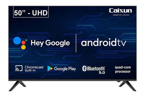 Imagen 1 de 2 de Smart TV Caixun C50V1UA Android TV 4K 50" 100V/240V