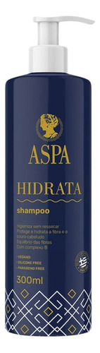 Shampoo Hidrata Vegano Sem Silicone Aspa 300ml
