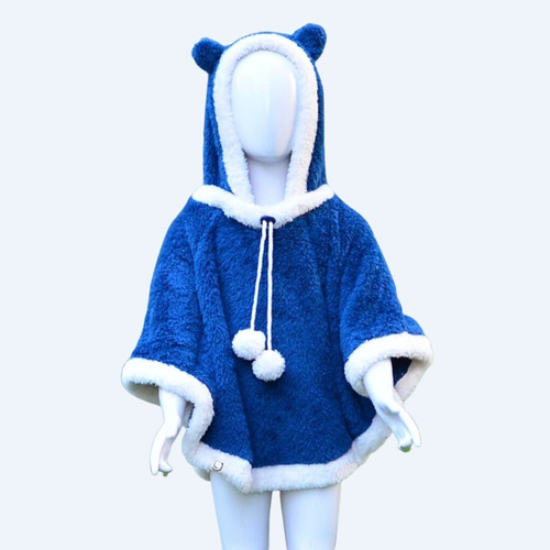 Poncho Polar Osito Niño Niña Gositos