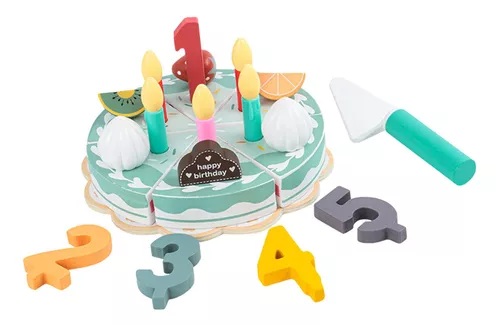 Vamos fazer crianças simulação bolo de aniversário brinquedo de