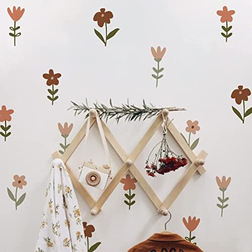 Pegatinas De Pared De Flores Bohemias, Decoración Creativa D