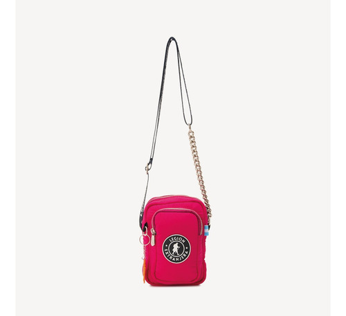 Bandolera Madryn Mini Cadenas Fucsia