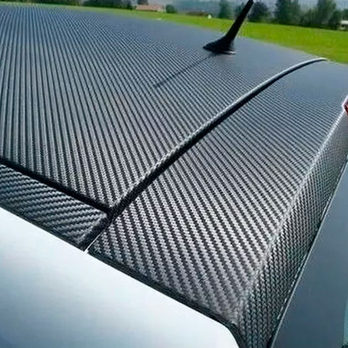 Envelopamento Fibra Carbono Preto 3d 4mx120cm Carro Moto
