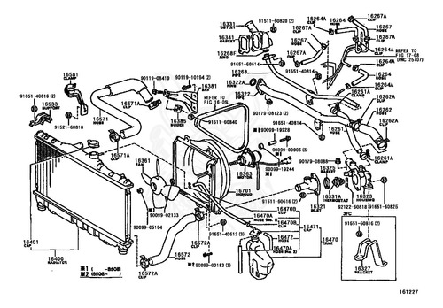 Manguera Radiador Inferior Corolla 1.6 Ae82 Ae92 1983-1988