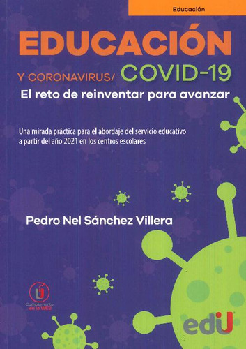 Libro Educación Y Coronavirus / Covid-19 De Pedro Nel Sánche