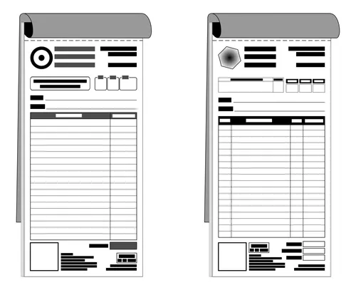 Boleta Libreta Autocopiante 10 Libretas 1 Tinta Negro