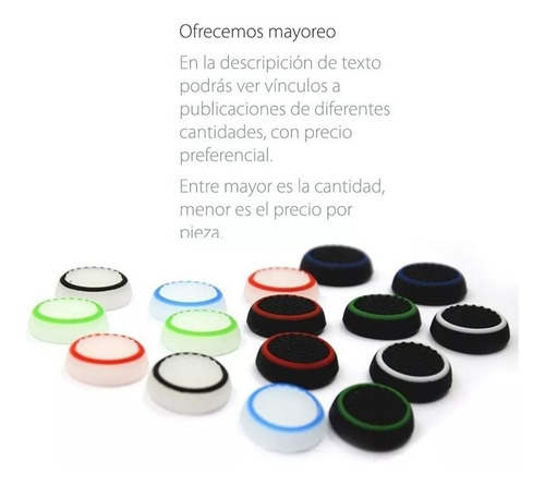 Imagen 2 de 9 de Cubre Botones Ps5 Varios Diseños X 2 Unidades