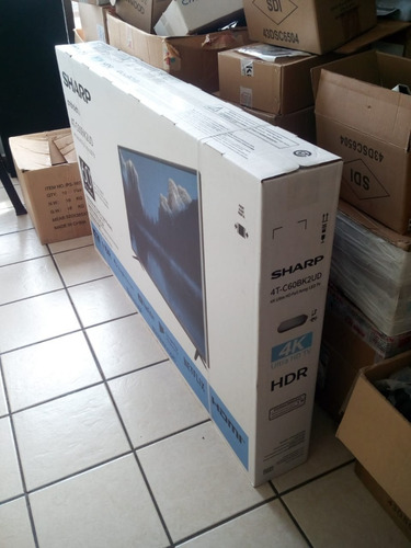 Imagen 3 de 4 de Pantalla Smart 60 4k Sharp Android Tv Nueva Sellada