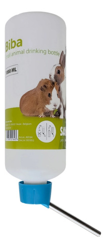 Bebedero Para Conejo Savic Biba 1000 Ml X 10 Unidades