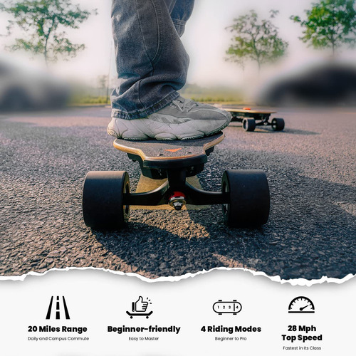Meepo V5 Er Patineta Eléctrica Control Remoto 29 Mph Mmg