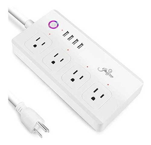 Jinvoo 4 outlet Wifi Smart Power Strip Protector