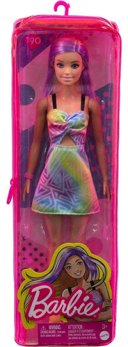 Barbie Muñeca Fashionista 190 Estuche Mattel - Premium