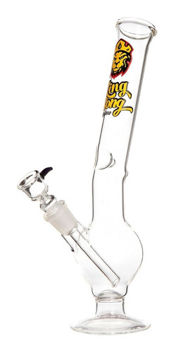 Ice Bong De Vidro Afrika 28 Cm Suporte Gelo + Tela De Vidro
